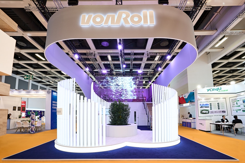 Von Roll Messestand CWIEME Berlin