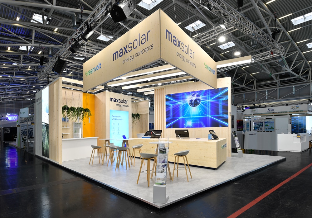 MaxSolar Messestand Intersolar München