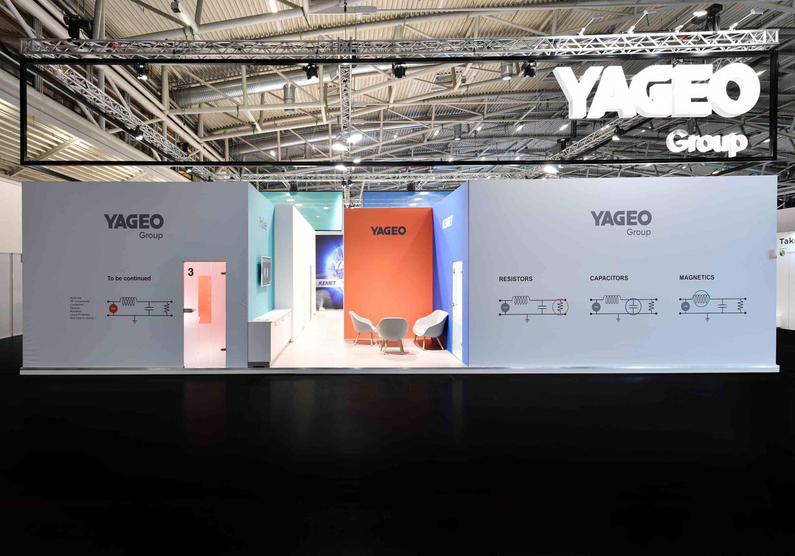 YAGEO Messestand electronica München